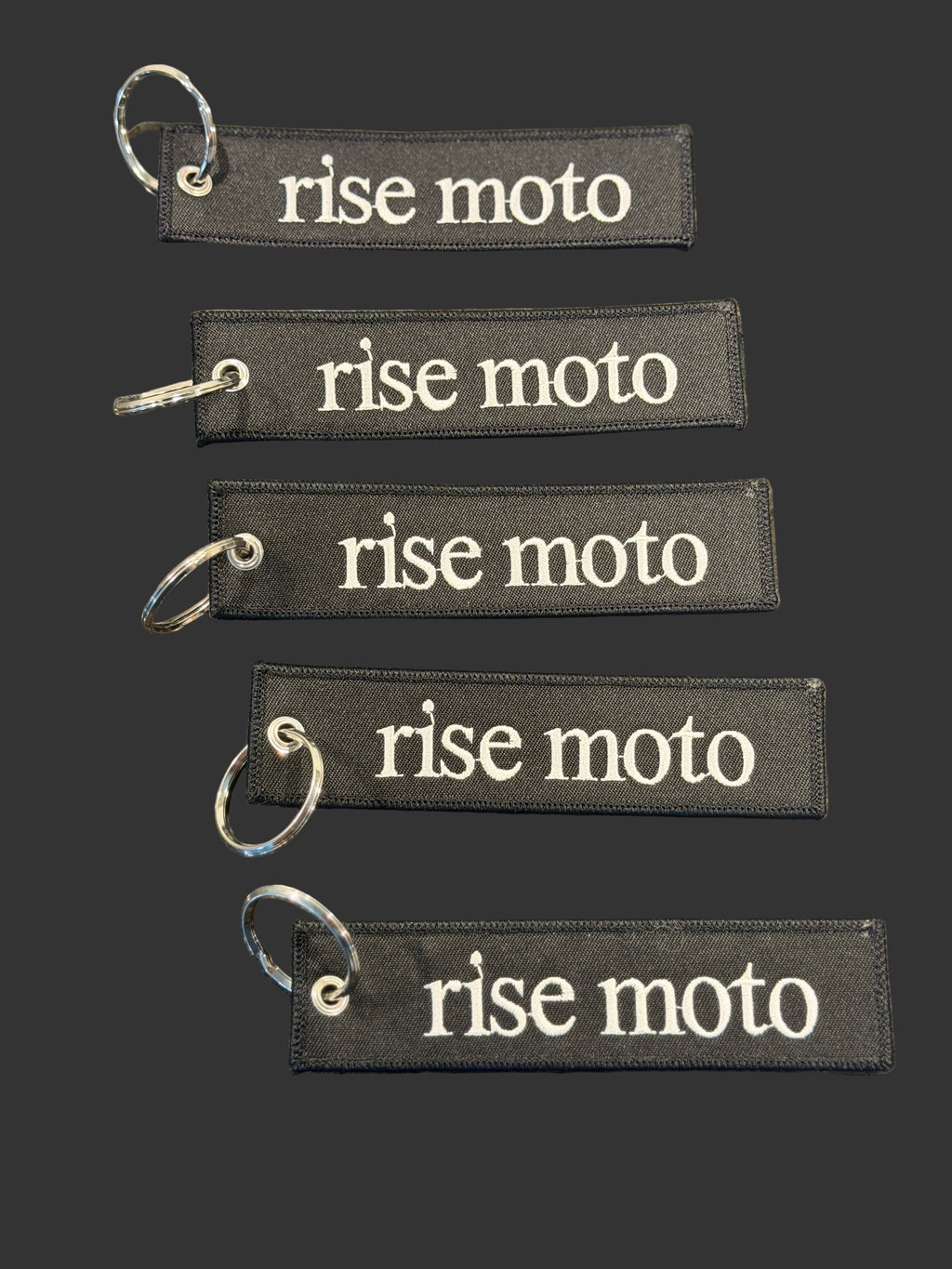 Rise Moto Keychain (Embroidered)