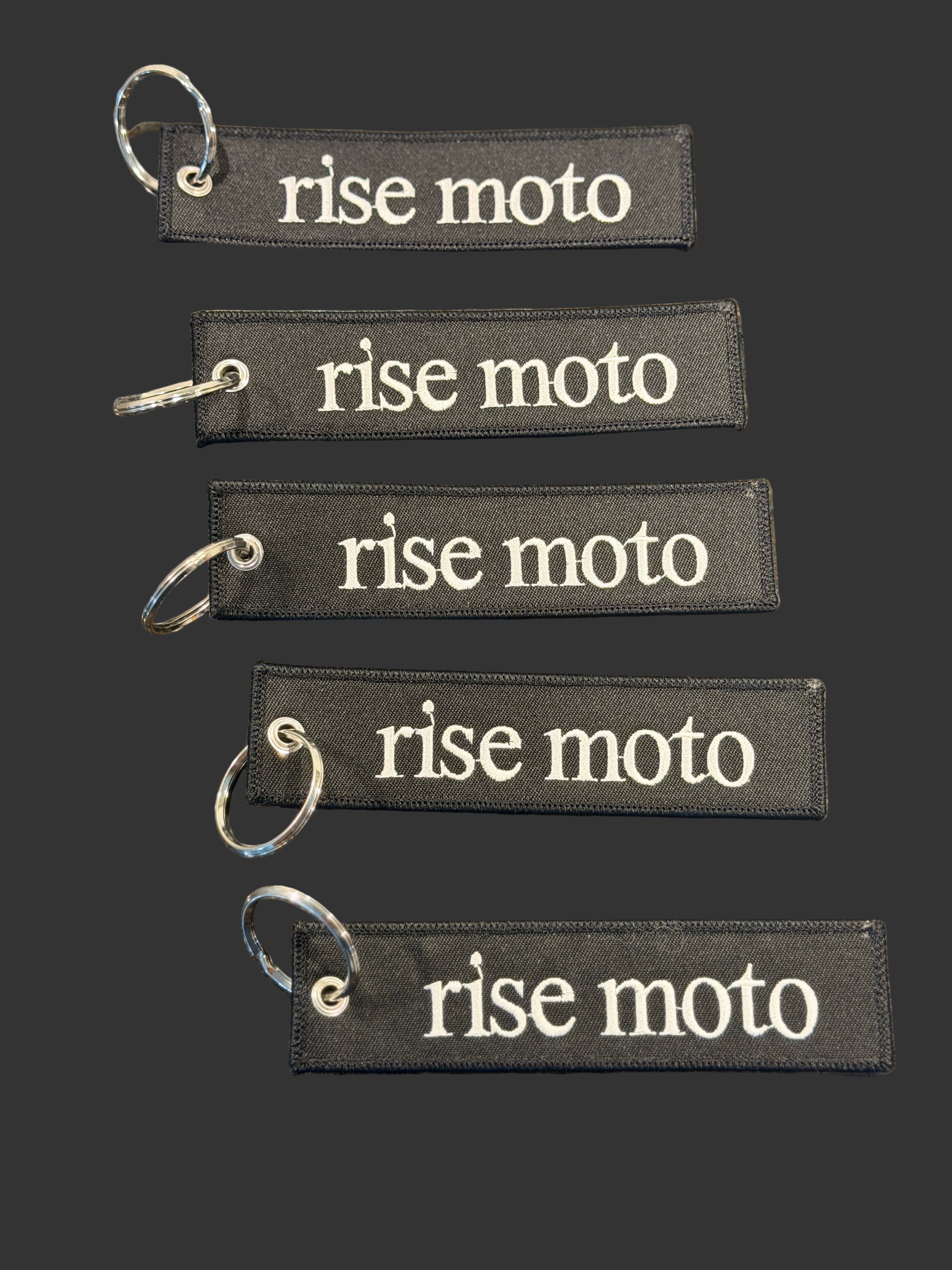 Rise Moto Keychain (Embroidered)